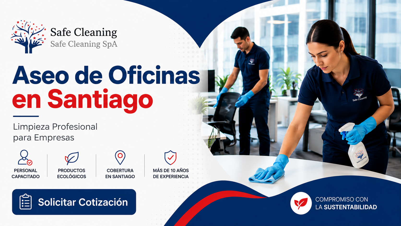 Aseo de oficinas en Santiago - Limpieza profesional para empresas